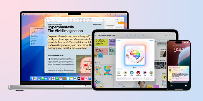These are the iPhones, iPads, and Macs compatible with 'Apple Intelligence'