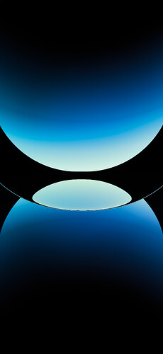 Plain Blue tone iPhone